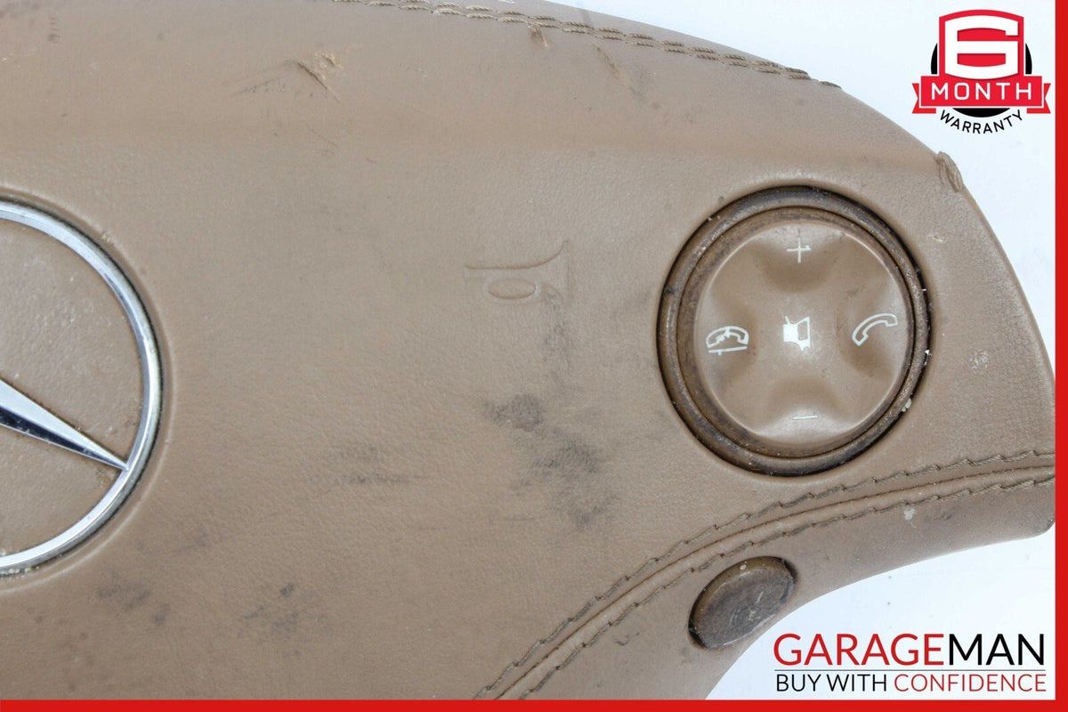 07-10 Mercedes W216 CL550 CL500 S550 Steering Wheel Airbag Air Bag Brown OEM