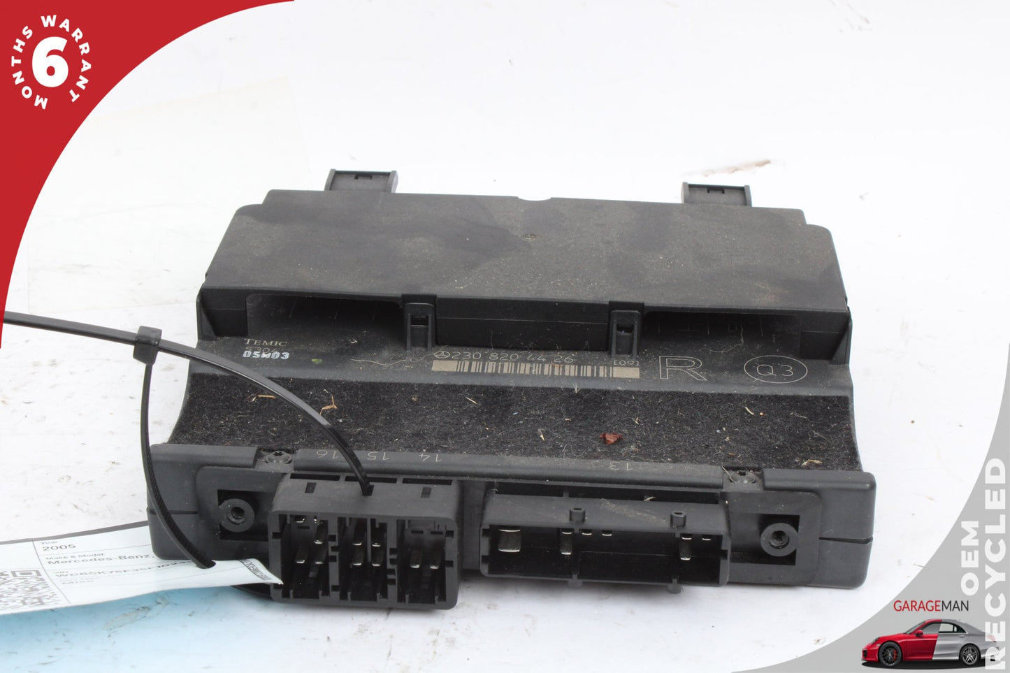 03-06 Mercedes SL500 R230 Under Seat Control Module Right 2308204426 OEM