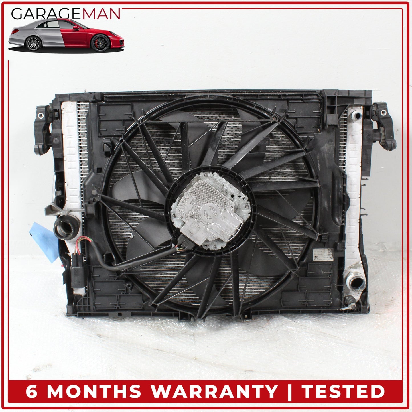 2011 BMW 528i F10 N52 Cooling Radiator w/ Fan Assembly 8669005