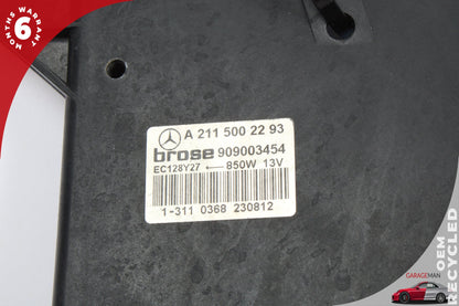2005-2014 Mercedes W221 S550 CL550 Engine Radiator Cooling Fan Motor Assy OEM