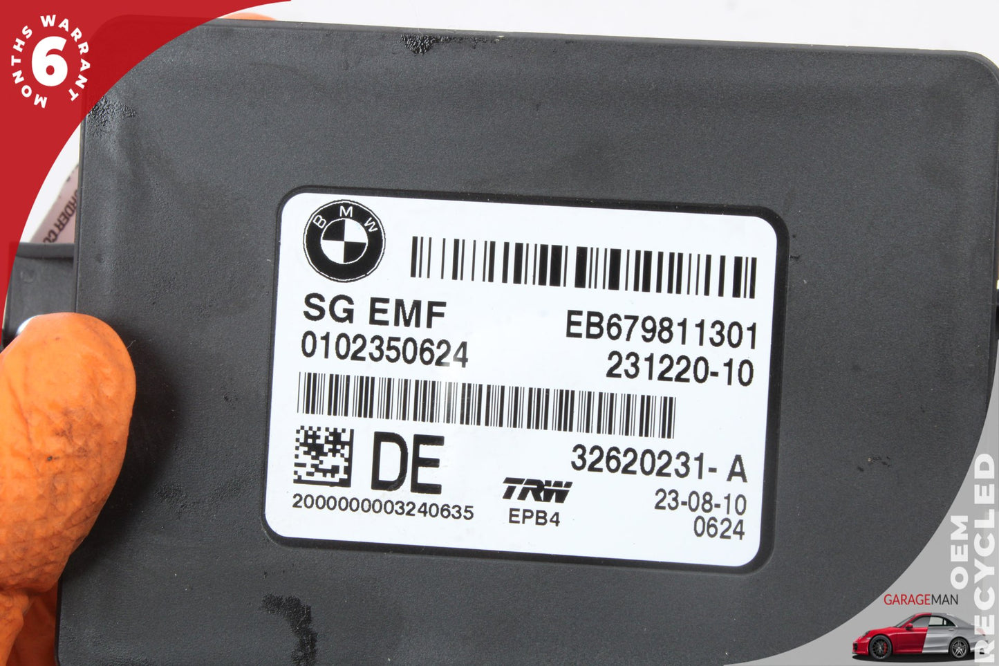 2011-2016 BMW 528i F10 Electronic Parking Brake Control Module Unit 6798113 OEM