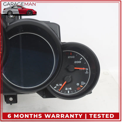 2017-2018 Porsche Cayenne 958 Speedometer Cluster w/ Control Modules Set OEM