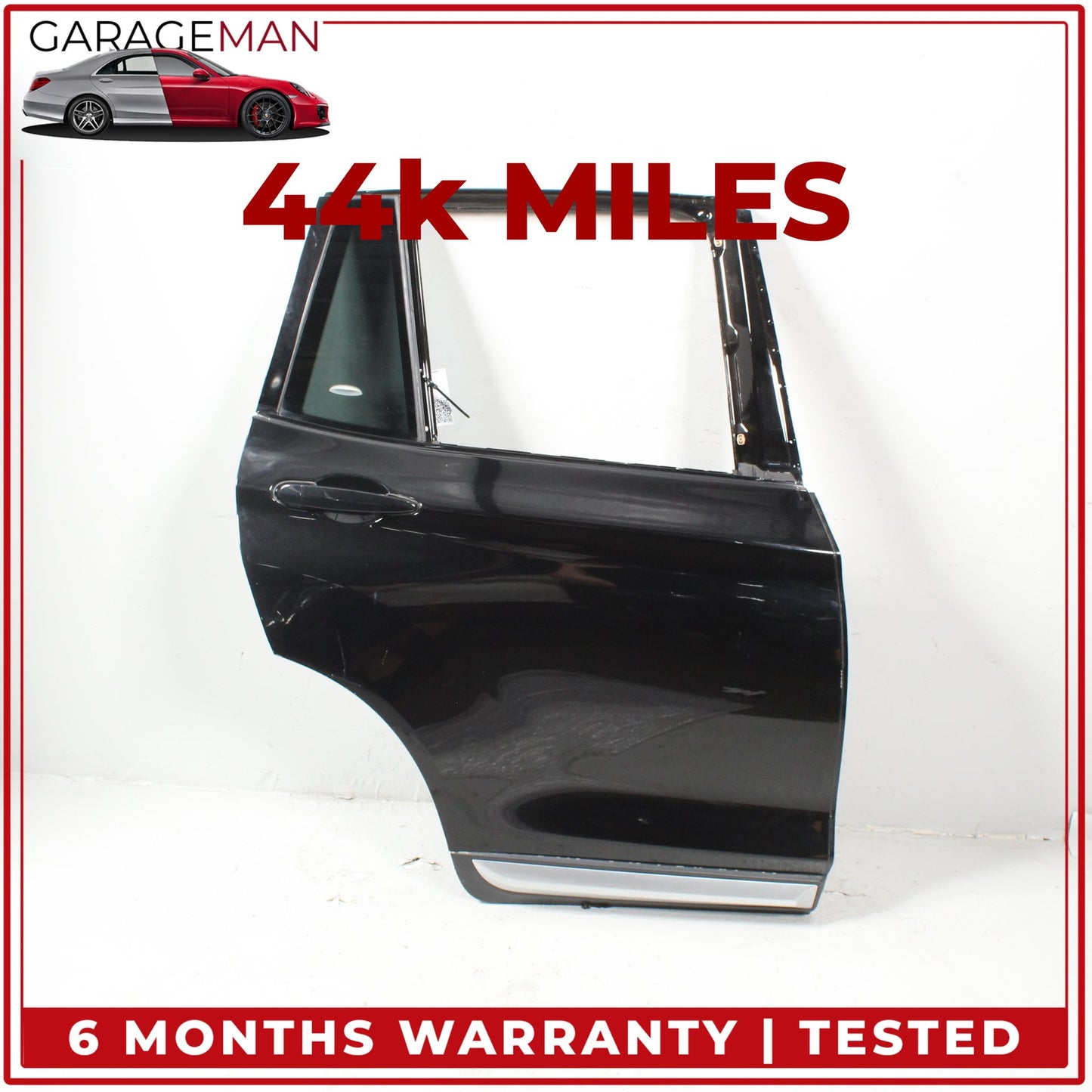 2011-2017 BMW X3 F25 SUV Rear Right Side Door Shell w/ Door Handle Black OEM