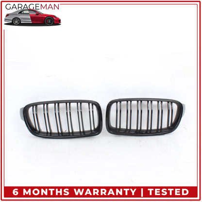2012-2018 BMW 328i F30 Front Left and Right Side Radiator Hood Grille Set OEM
