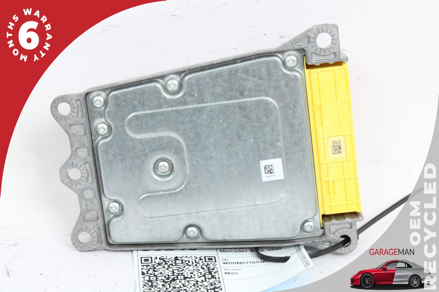 2007-2012 Mercedes W221 S550 Airbag Air Bag Sensor SRS Control Module Unit OEM