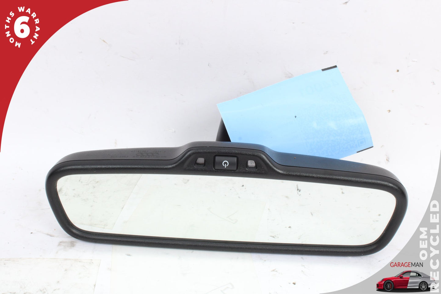 2012-2018 Audi A6 A7 S6 Interior Rear View Mirror Black 8T0857511AB OEM