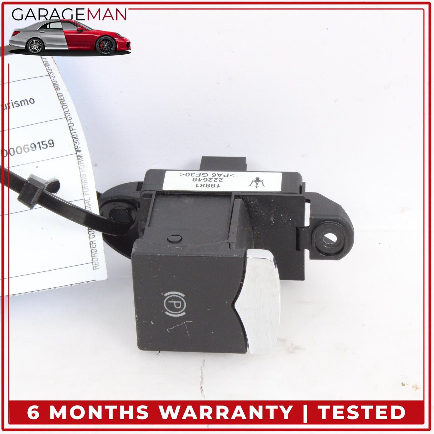 2003-2019 Maserati GranTurismo Electronic Parking Button Switch 222648 OEM