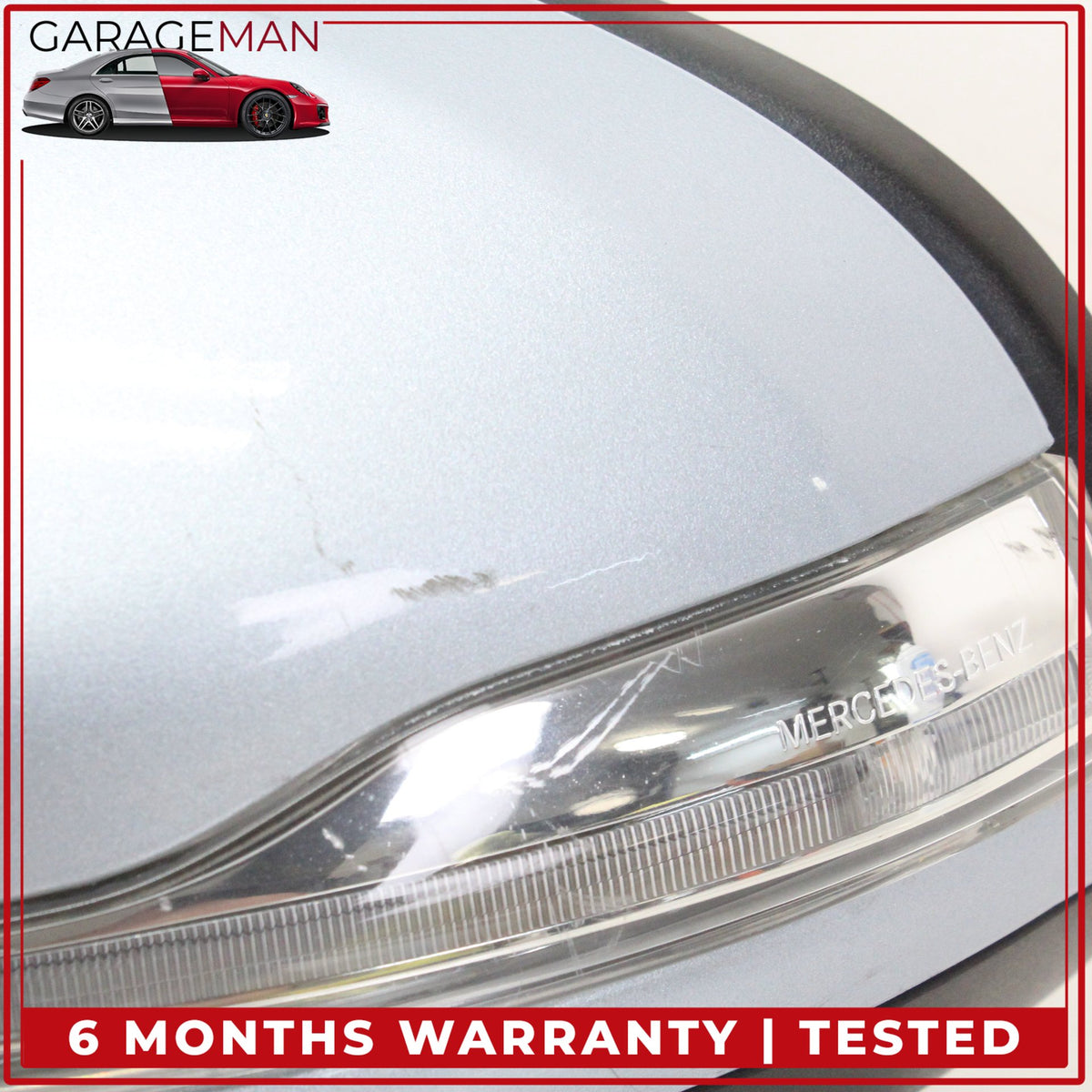 2015-2016 Mercedes W205 C300 Front Left Door Rear View Mirror w/ Blind Spot OEM