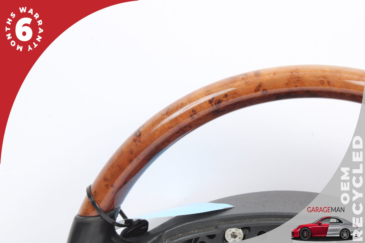 2007-2010 Mercedes W221 S550 Steering Wheel w/ Paddle Shifters Wood OEM
