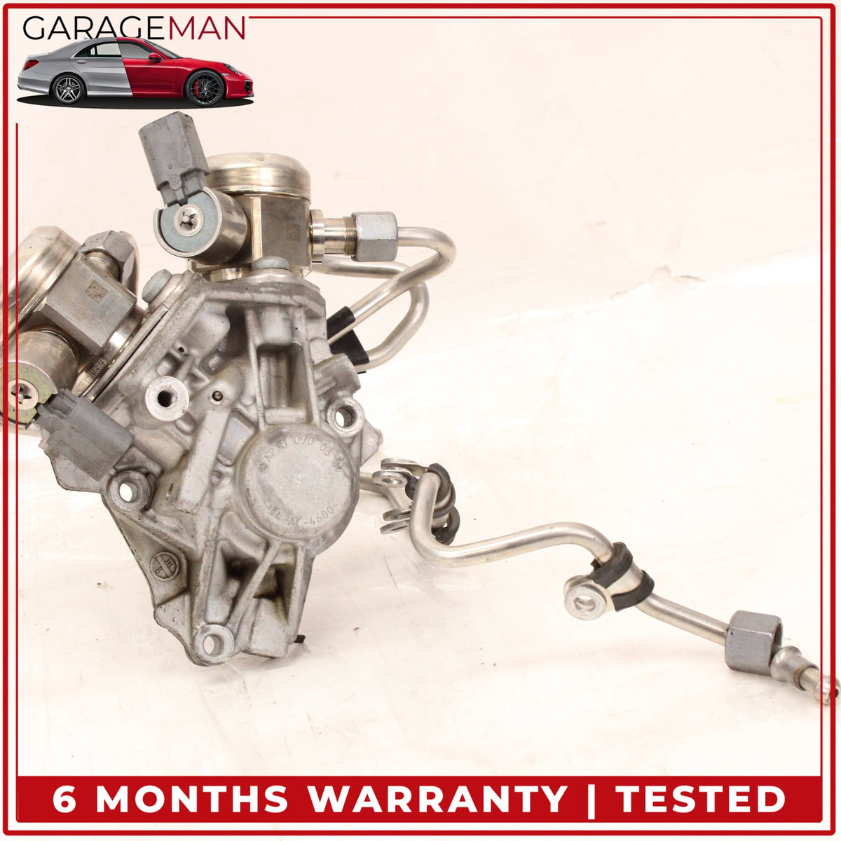 2011-2020 Mercedes C207 E550 High Pressure Fuel Pump Housing w/ Line Set OEM