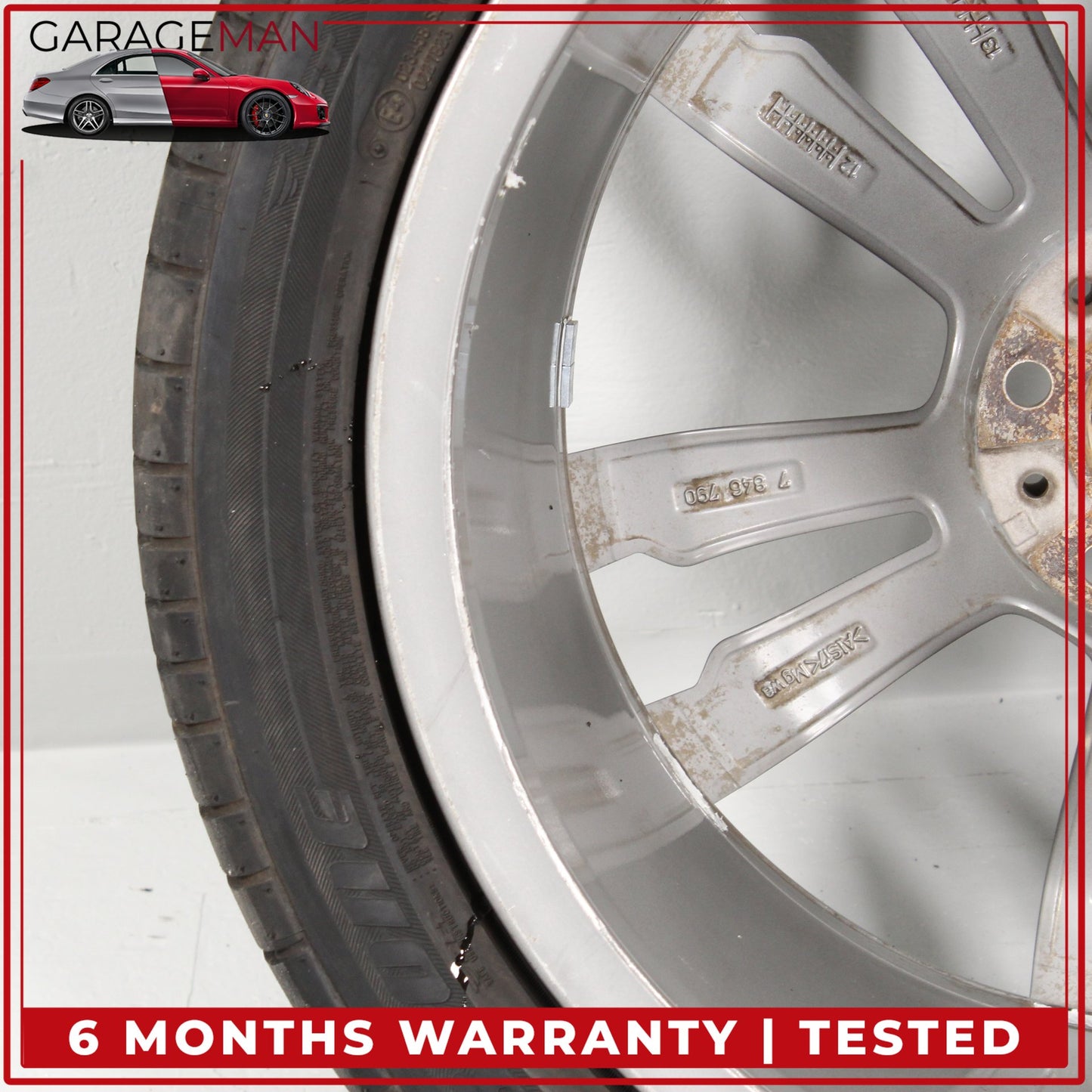 2014-2019 BMW X5 X6 Front Wheel Rim w/ Bridgestone Tire 10JX20H2ET40 7846790 OEM