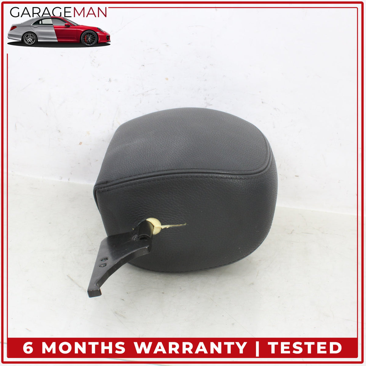 2004-2007 BMW 650i E64 RWD Front Left & Right Headrest Black OEM