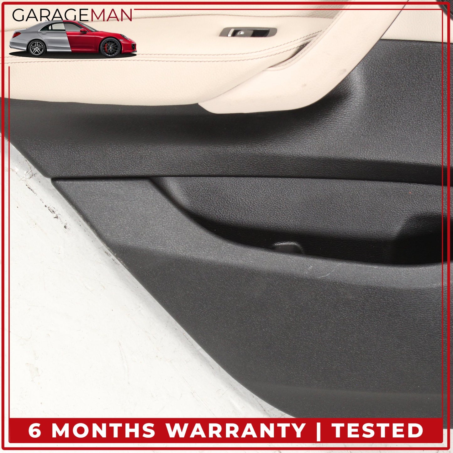 2011-2017 BMW X3 F25 Rear Left Driver Side Interior Door Trim Panel Beige OEM