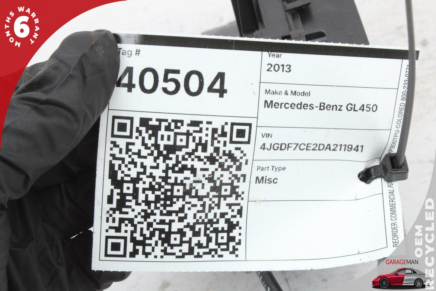 2012-2016 Mercedes X166 GL450 Rear Right Side Door Lock Actuator 2227301235 OEM