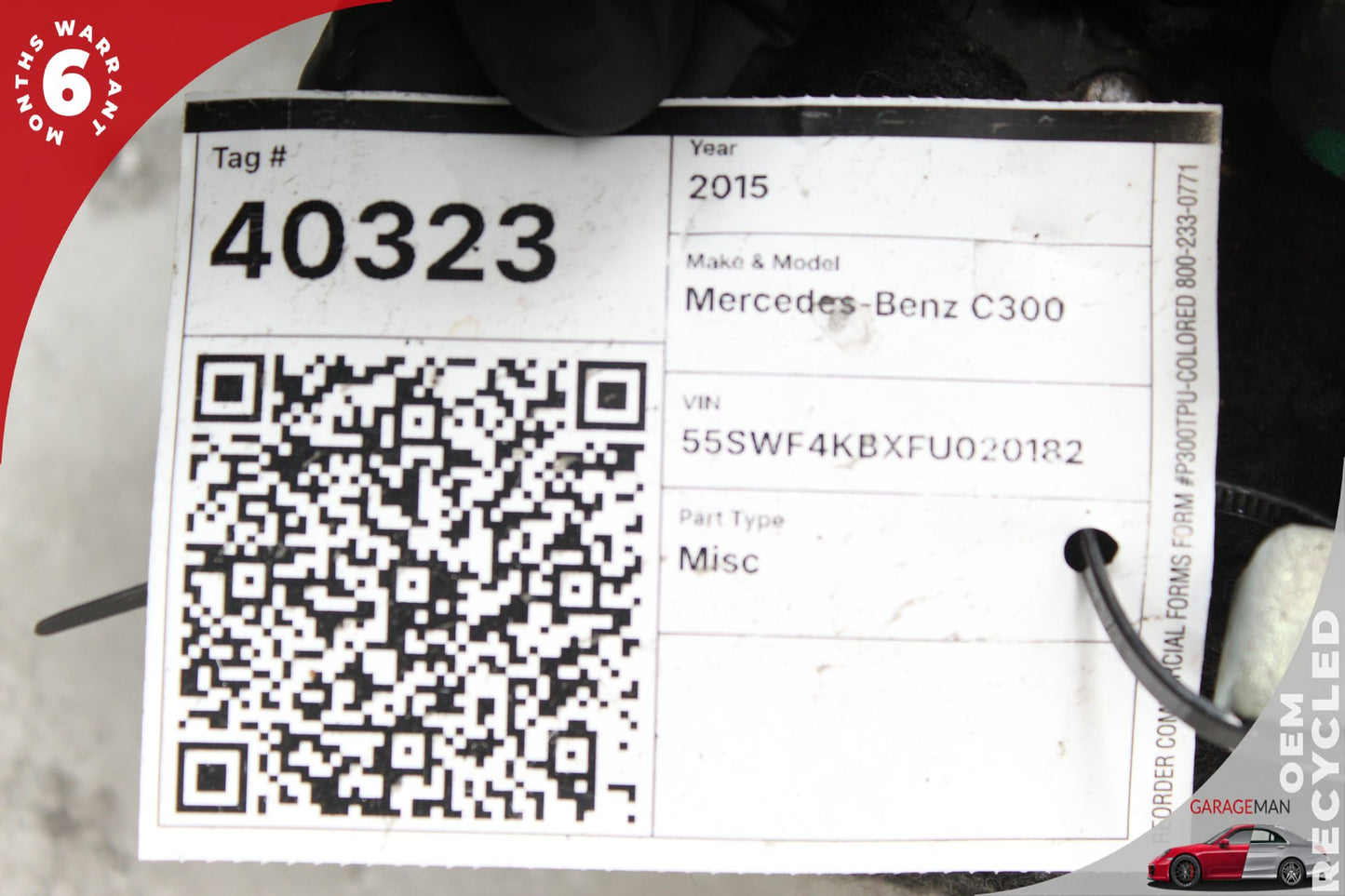 2015-2019 Mercedes W205 C300 E300 Rear Differential Carrier 3.067 2053510008 OEM