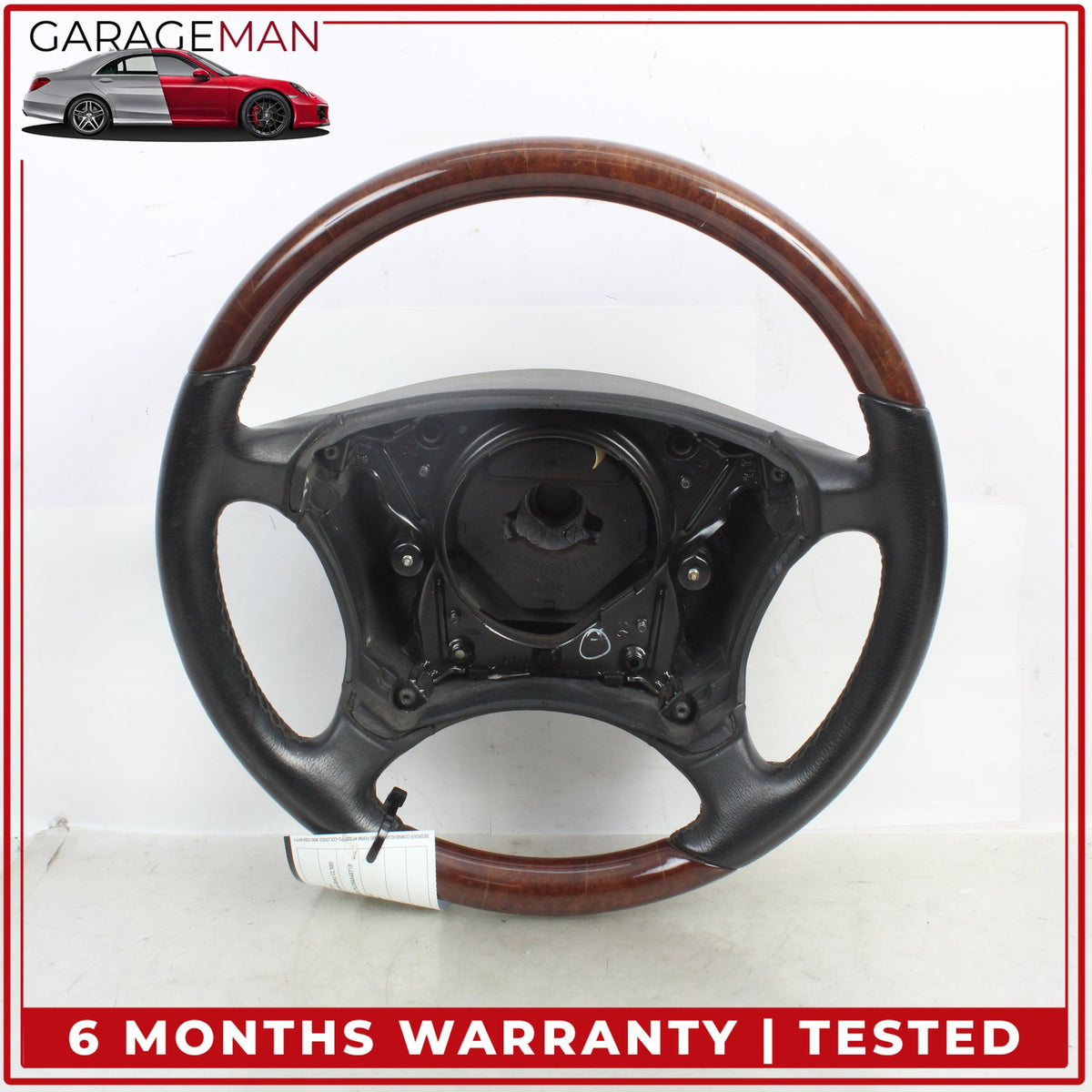 2000-2006 Mercedes W215 CL500 S500 Front Left Steering Wheel Wood 2204600503 OEM