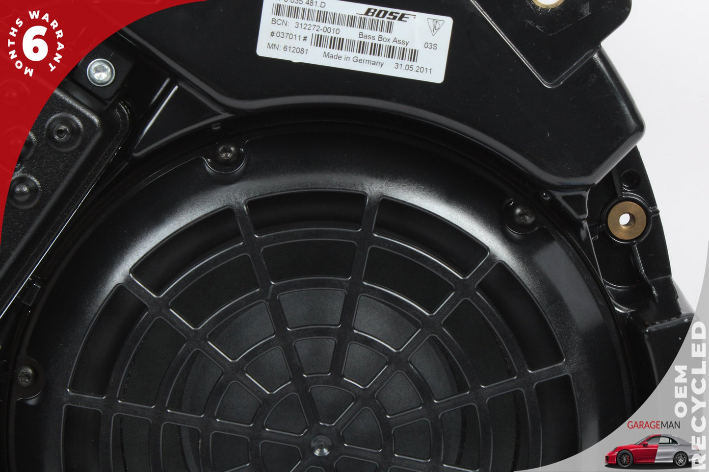 2011-2018 Porsche Cayenne 958 Rear Trunk Subwoofer Speaker w/ Amplifier AMP OEM
