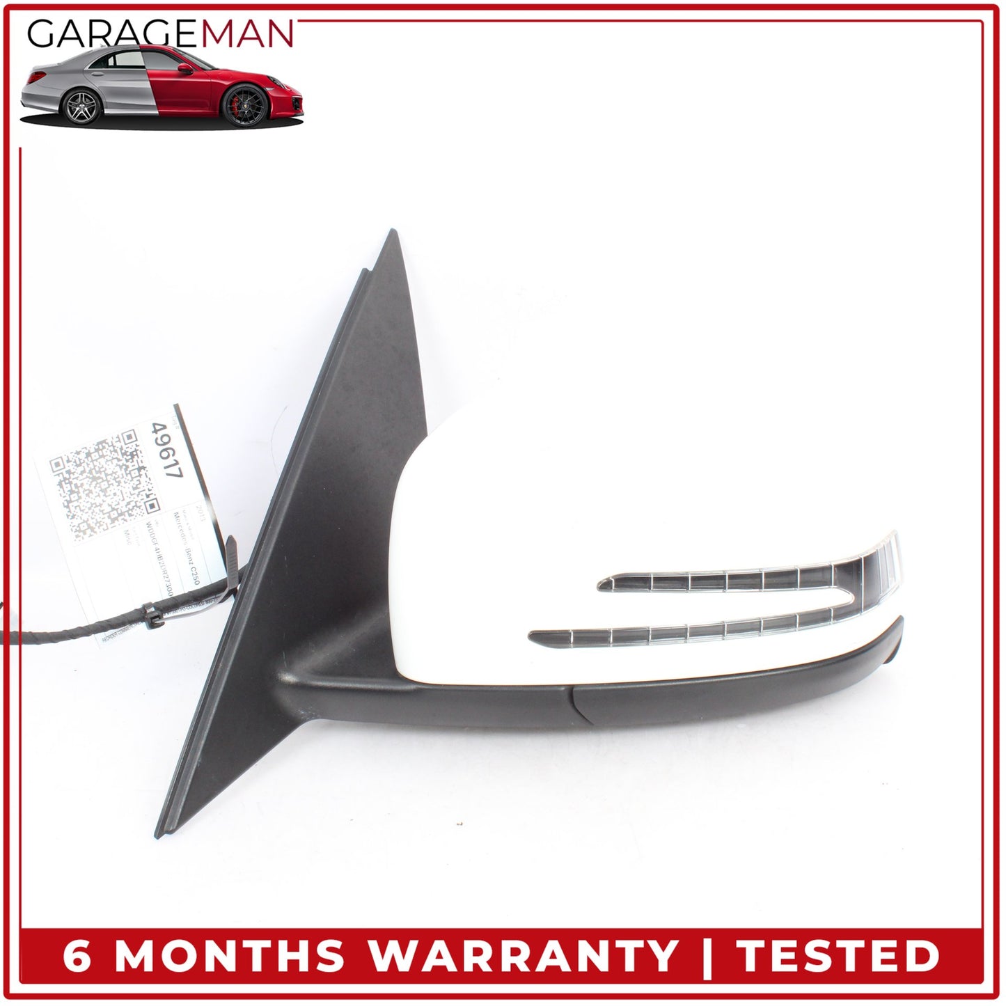 2012-2014 Mercedes W204 C250 Front Left Door Rear View Mirror 2048108593 OEM