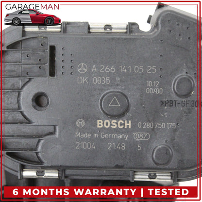 2012-2015 Mercedes W204 C250 SLK250 M271 1.8L Engine Throttle Body Assy OEM