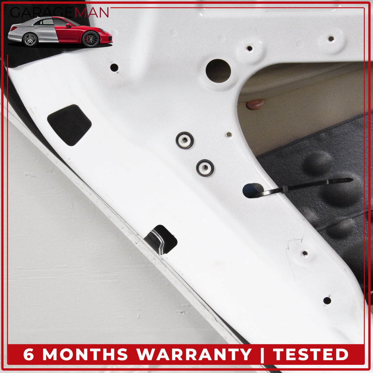2017-2023 Tesla Model 3 Rear Left Side Door Shell Pearl White 1081441E0C OEM