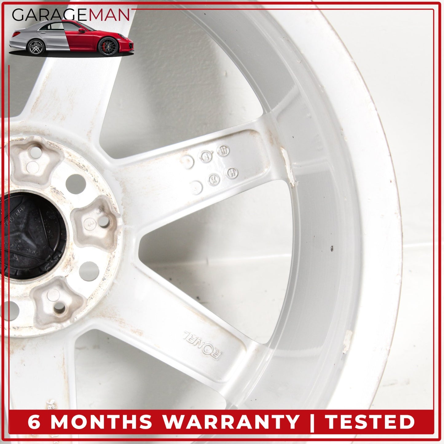 2012-2015 Mercedes W204 C250 Rear 7 Spoke Wheel Rim 8.5JX18H2ET54 2044019902 OEM
