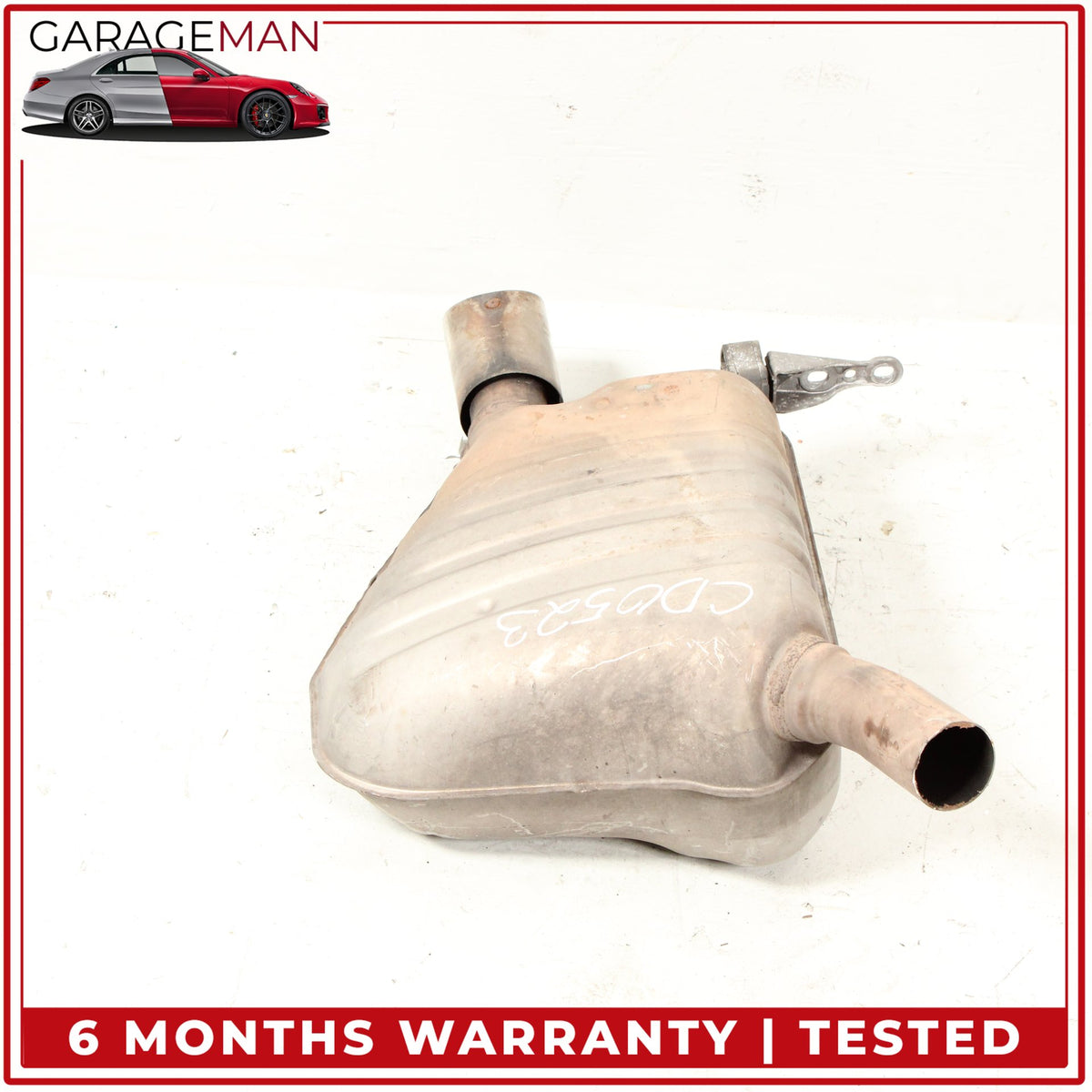 2009-2012 Audi Q5 Rear Left Driver Side Exhaust Muffler 8R0253611P OEM