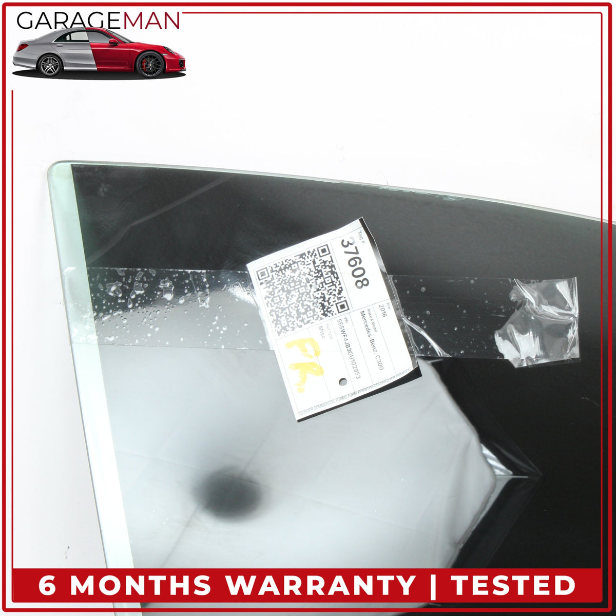 2015-2021 Mercedes-Benz C300 W205 Front Left Door Window Glass A2057251500 OEM