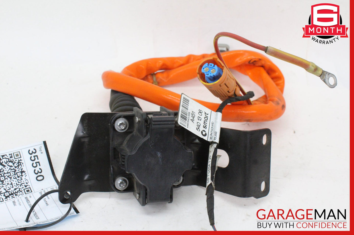 2013-2015 Smart Fortwo 451 Charging Port Inlet & Wiring Assembly 4515401306 OEM