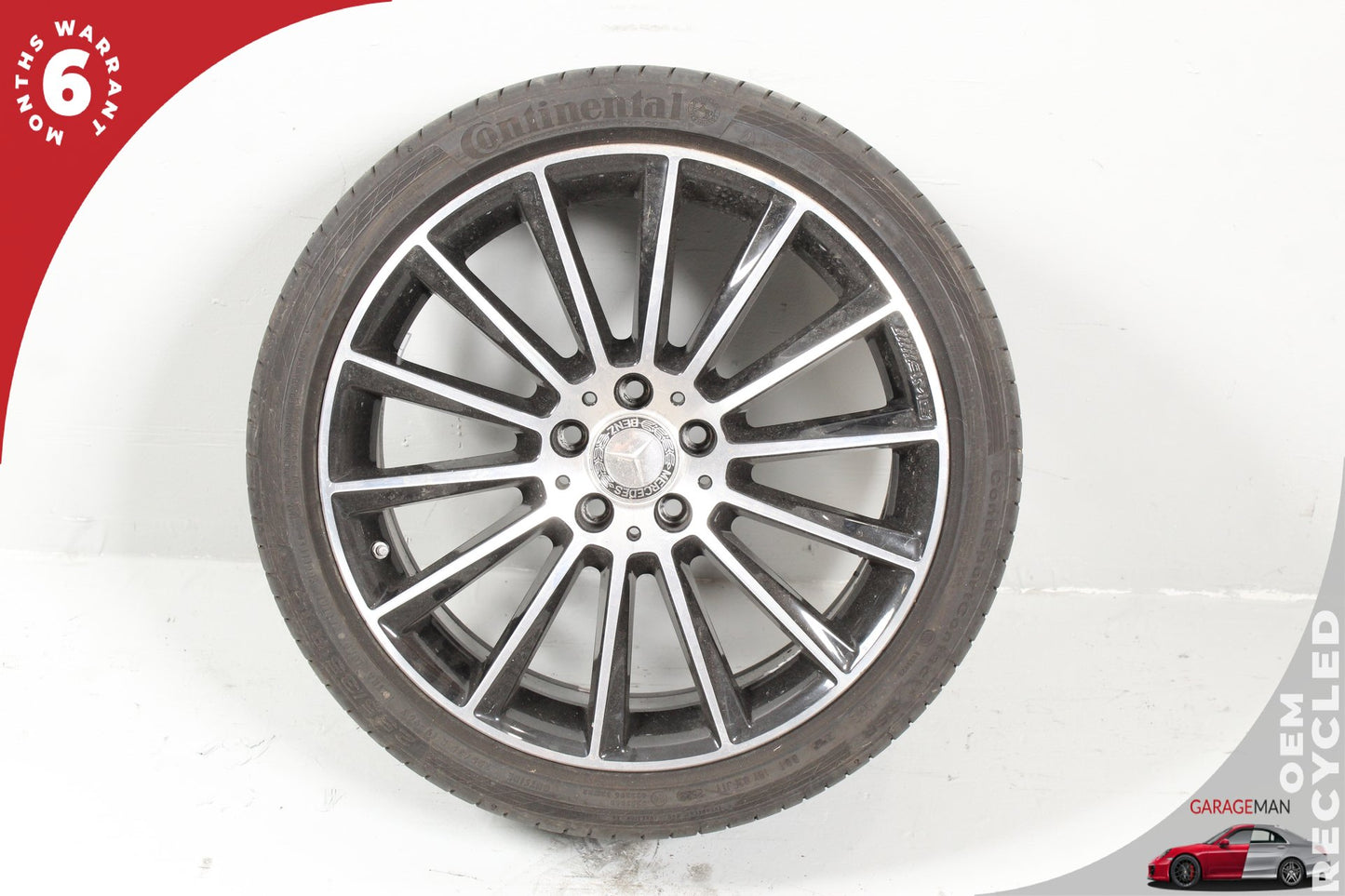 2015-2023 Mercedes W205 C300 Front Side Wheel Rim w/ Tire 7.5JX19H2 ET44 OEM