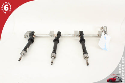 2008-2010 Porsche Cayenne 957 Upper Fuel Rail w/ Injectors 03H133316A OEM