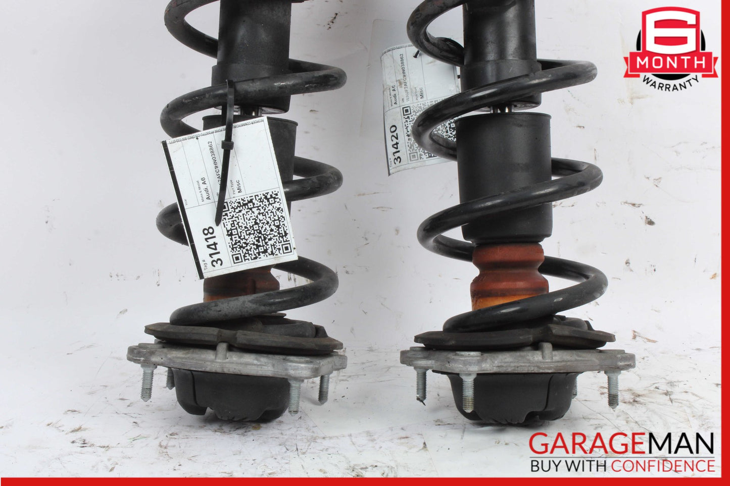 2012-2018 Audi A6 A7 Front Left and Front Right Side Shock Strut 4G0413031C OEM