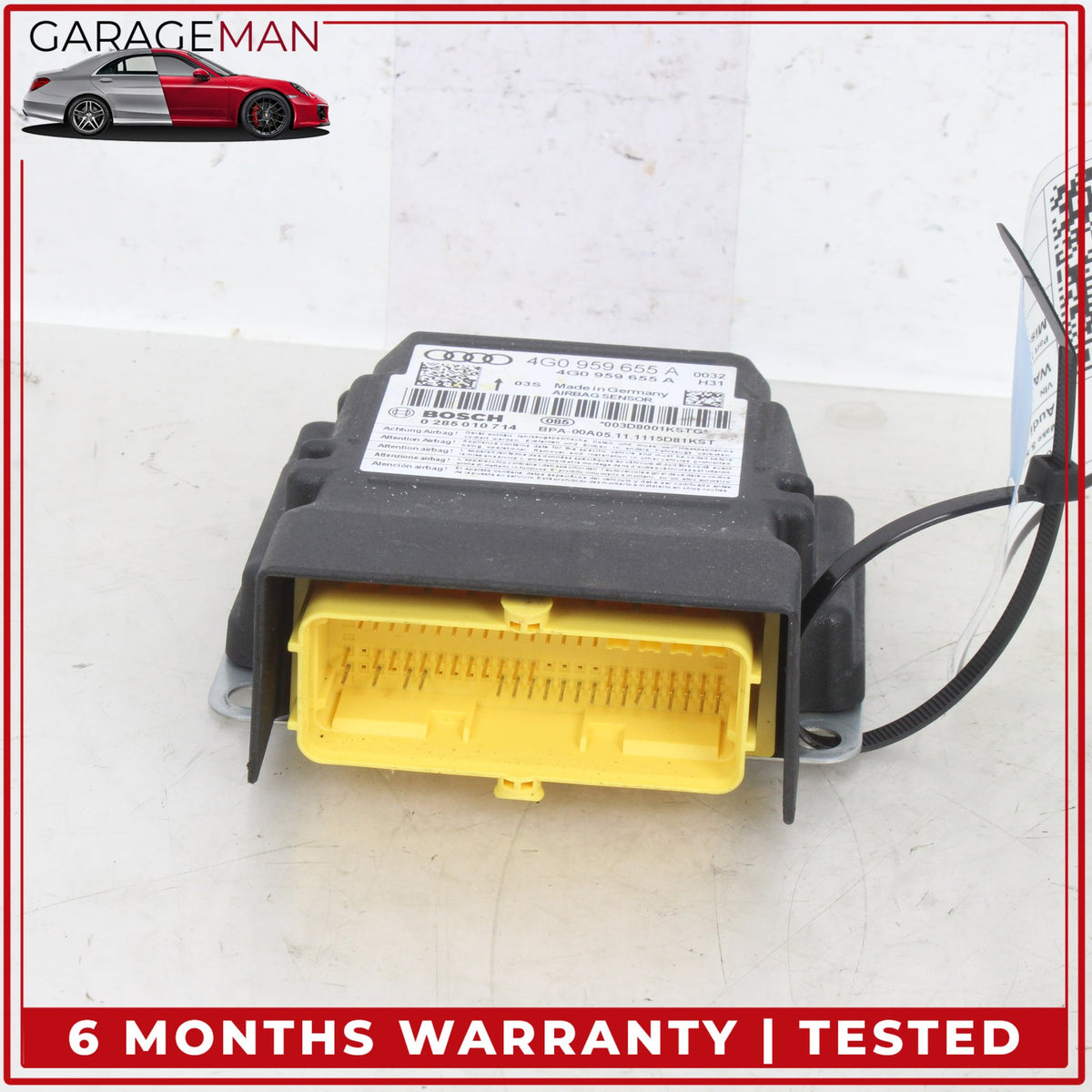2012-2018 Audi A7 A6 Airbag Air Bag Sensor Module Bosch 4G0959655A OEM
