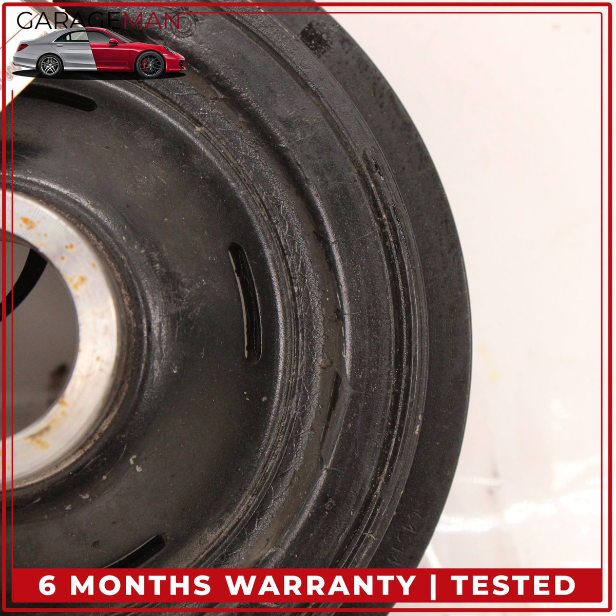 2010-2016 Mercedes W212 E400 RWD Engine Crankshaft Pulley Vibration Damper OEM