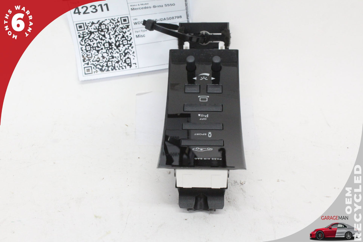 2007-2014 Mercedes W221 S550 S400 CL550 Cluster Control Switch 2218215451 OEM