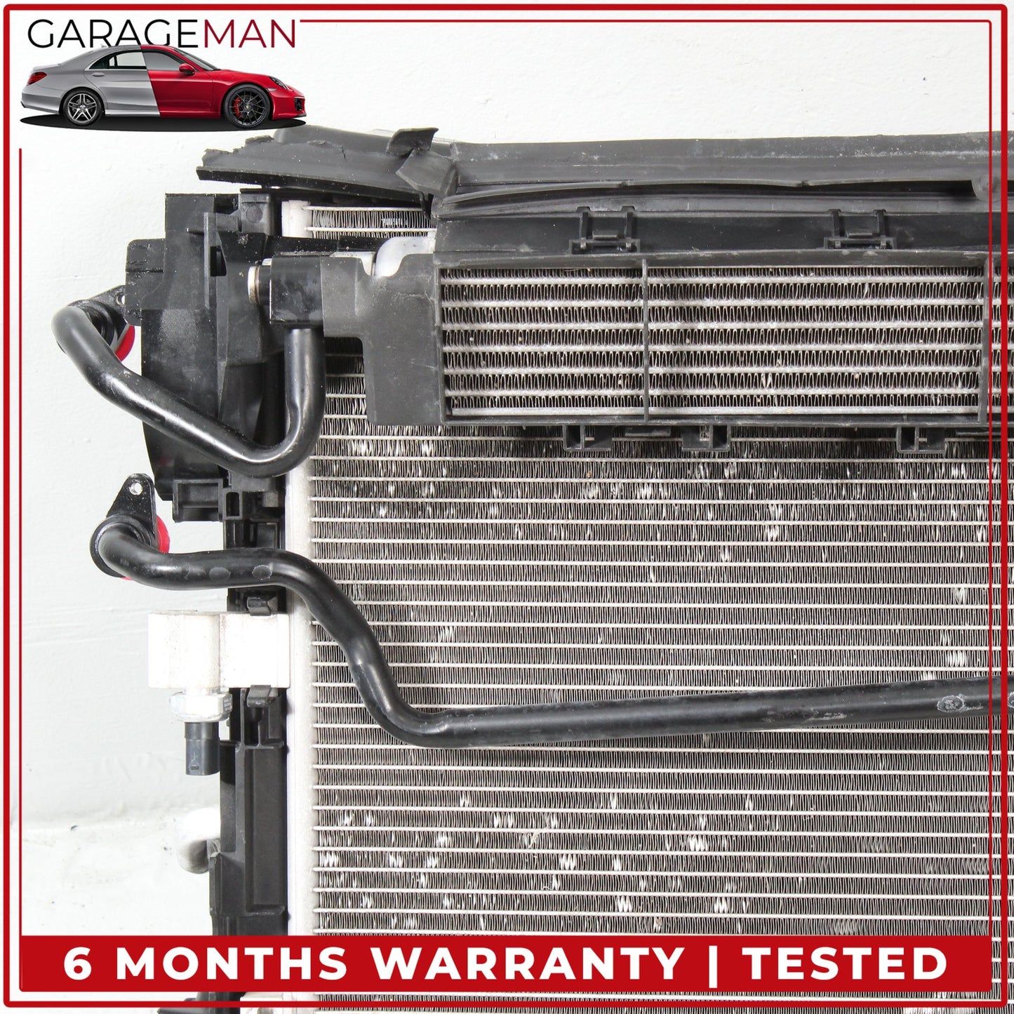 2012-2018 Mercedes W218 CLS550 Engine Radiator Cooling Fan Motor Assembly OEM