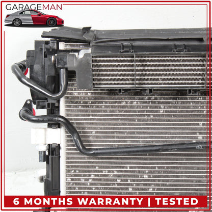 2012-2018 Mercedes W218 CLS550 Engine Radiator Cooling Fan Motor Assembly OEM