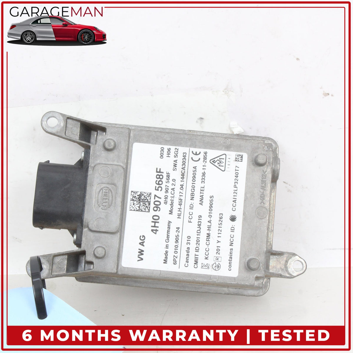 2015-2018 Audi A8 S8 Rear Left Lane Assist Blind Spot Radar Sensor Module OEM