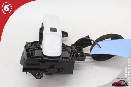 2007-2015 Audi Q7 Rear Right Side Exterior Door Handle White Keyless OEM