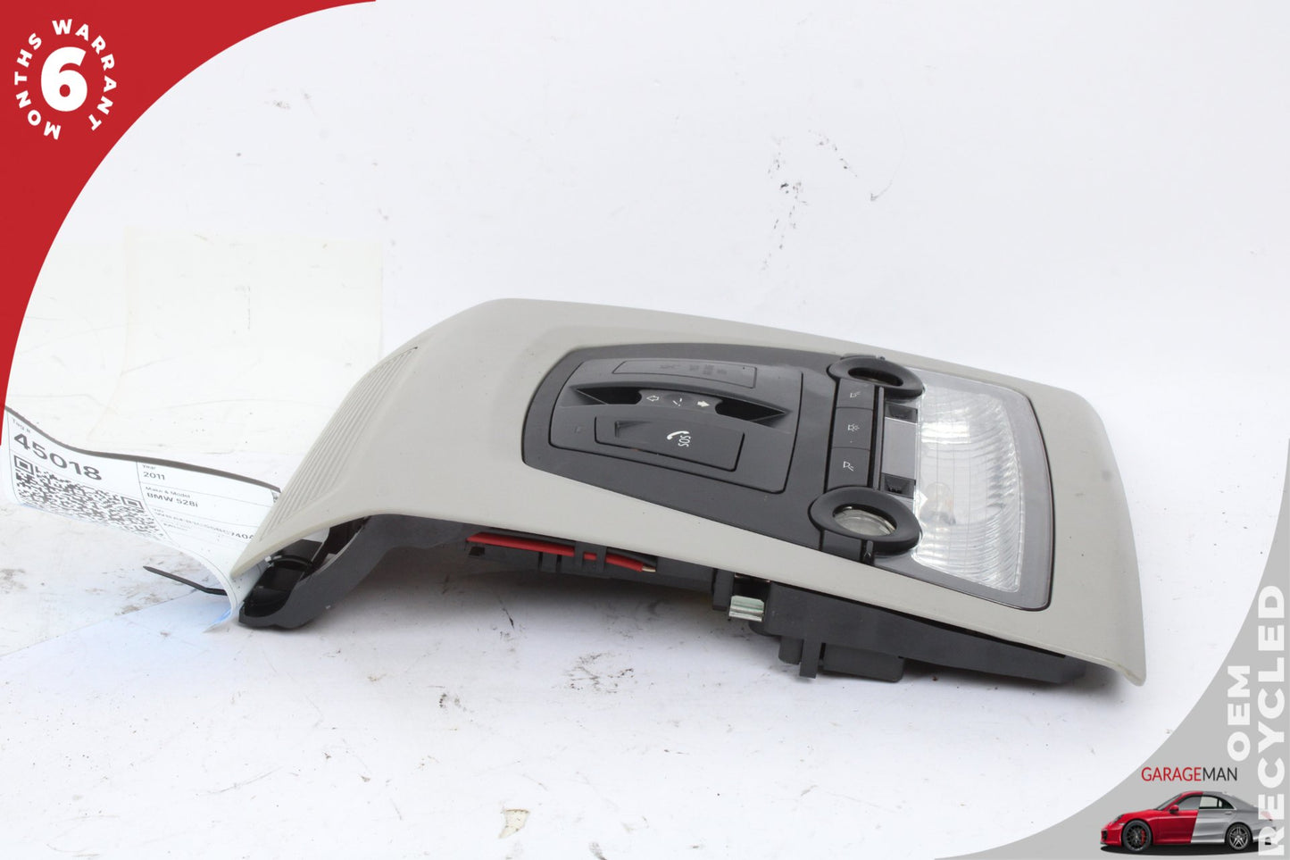 2011-2016 BMW 528i 535i F10 Front Upper Overhead Interior Dome Light Lamp OEM