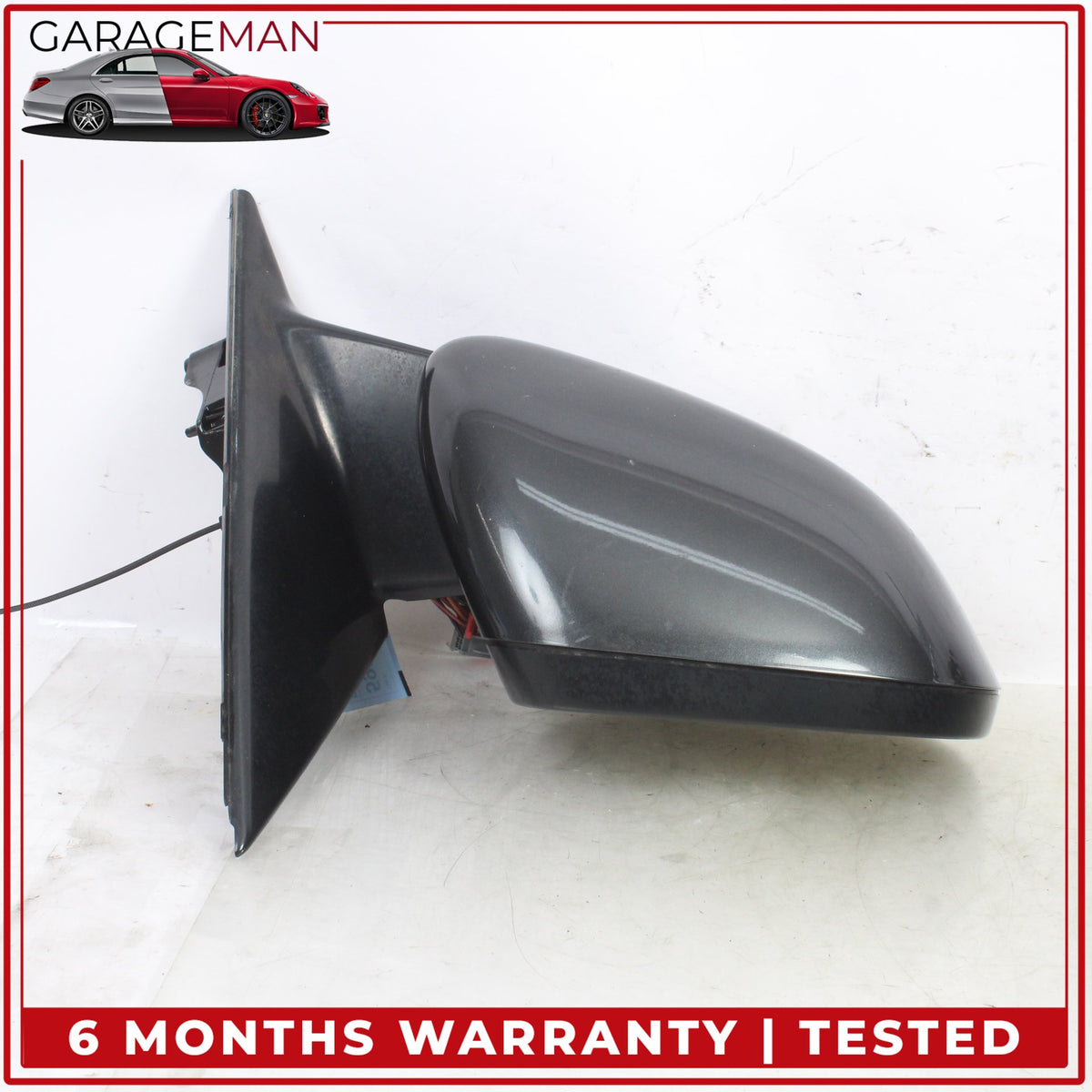 2010-2015 Jaguar XF X250 Front Right Door Rear View Mirror w/ Blind Spot OEM