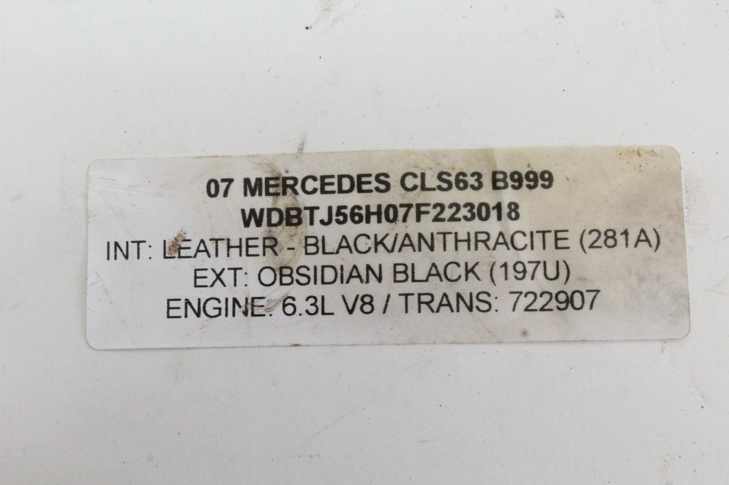 2007-2015 Mercedes-Benz CLS63 AMG W219 Right Side Exhaust Manifold 1561400009