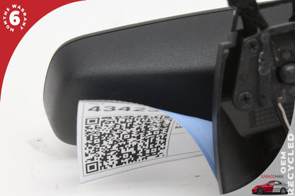 2012-2017 Fiat 500e Top Upper Rear View Mirror Black 34949799 OEM