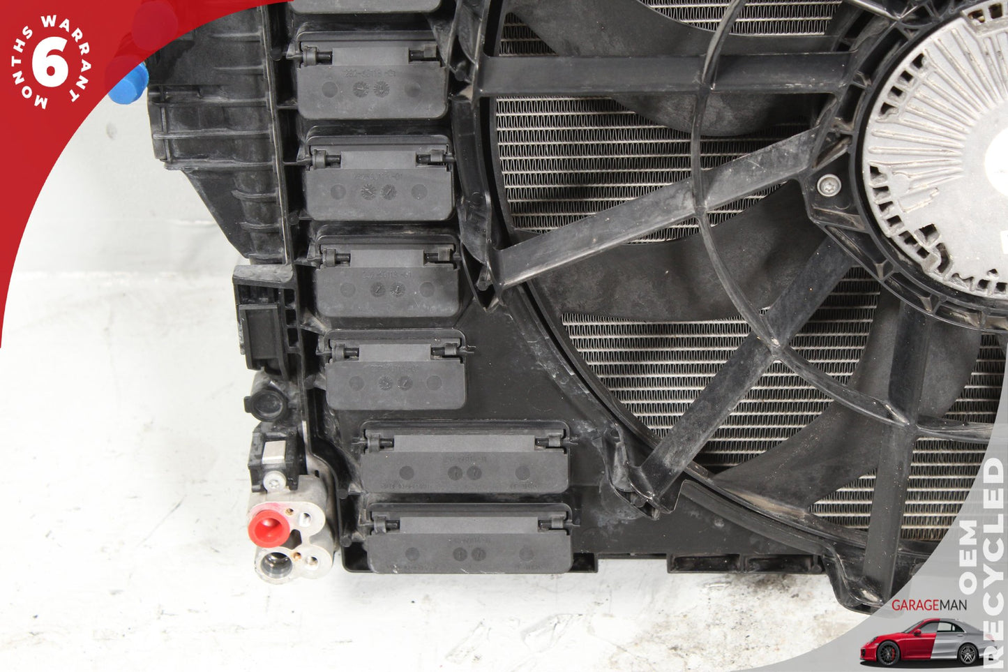 2011-2018 Porsche Cayenne 958 Engine Radiator A/C Condenser Cooler w/ Fan Motor