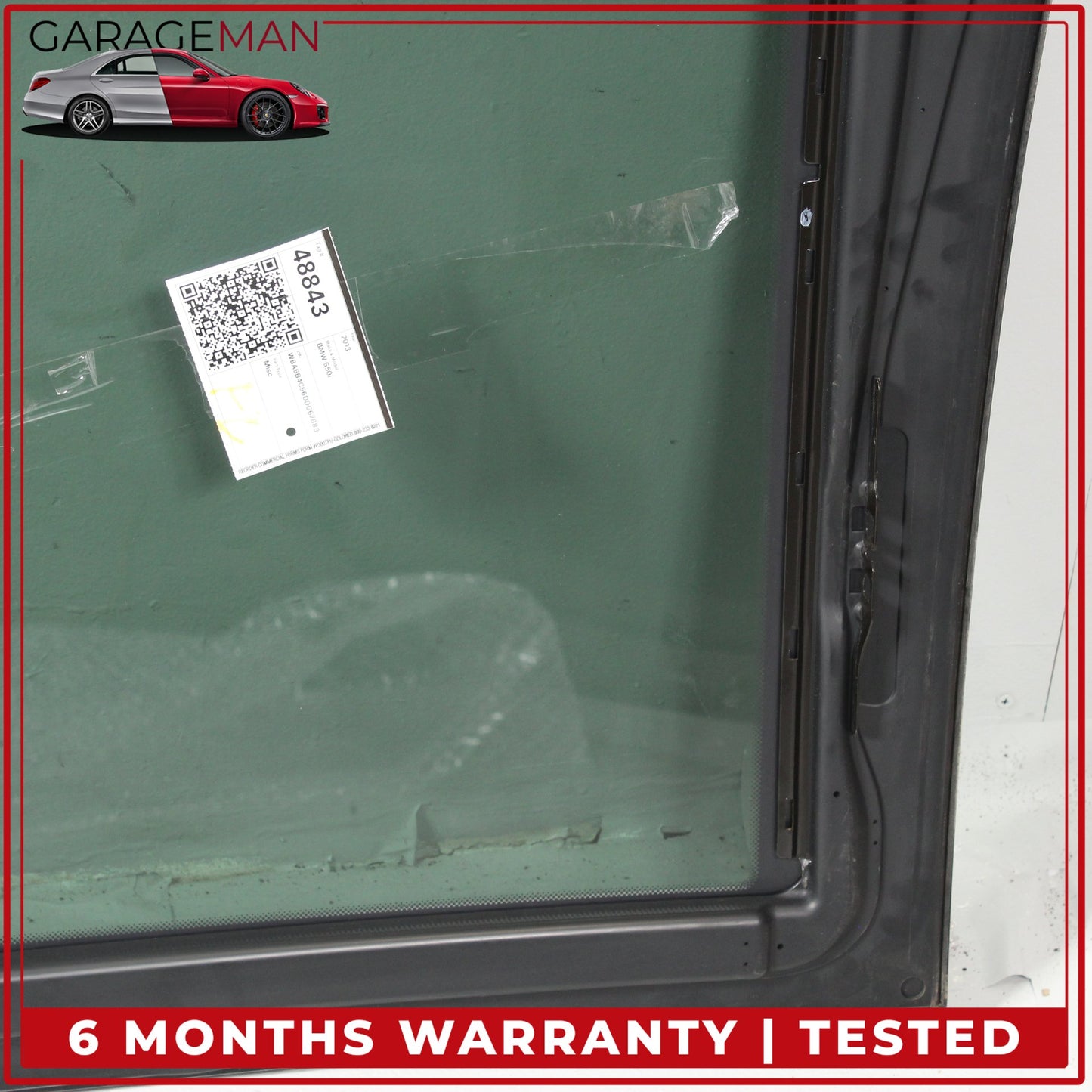 2013-2019 BMW 650i F06 Sedan Panoramic Sunroof Glass 7274163 OEM