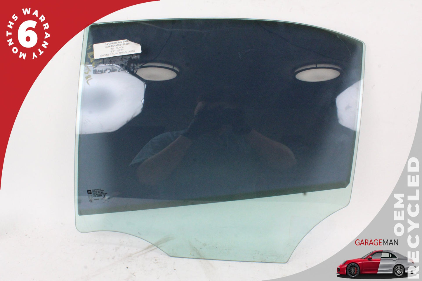 2013-2018 Cadillac ATS Rear Left Driver Side Door Window Glass 43R000004 OEM