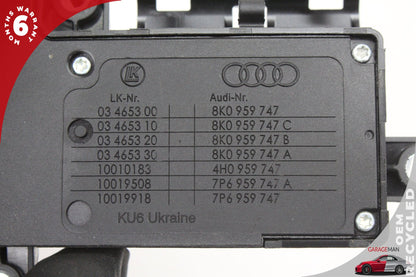 2008-2020 Audi A6 Front Left Side Seat Adjustment Control Switch 8K0959747 OEM