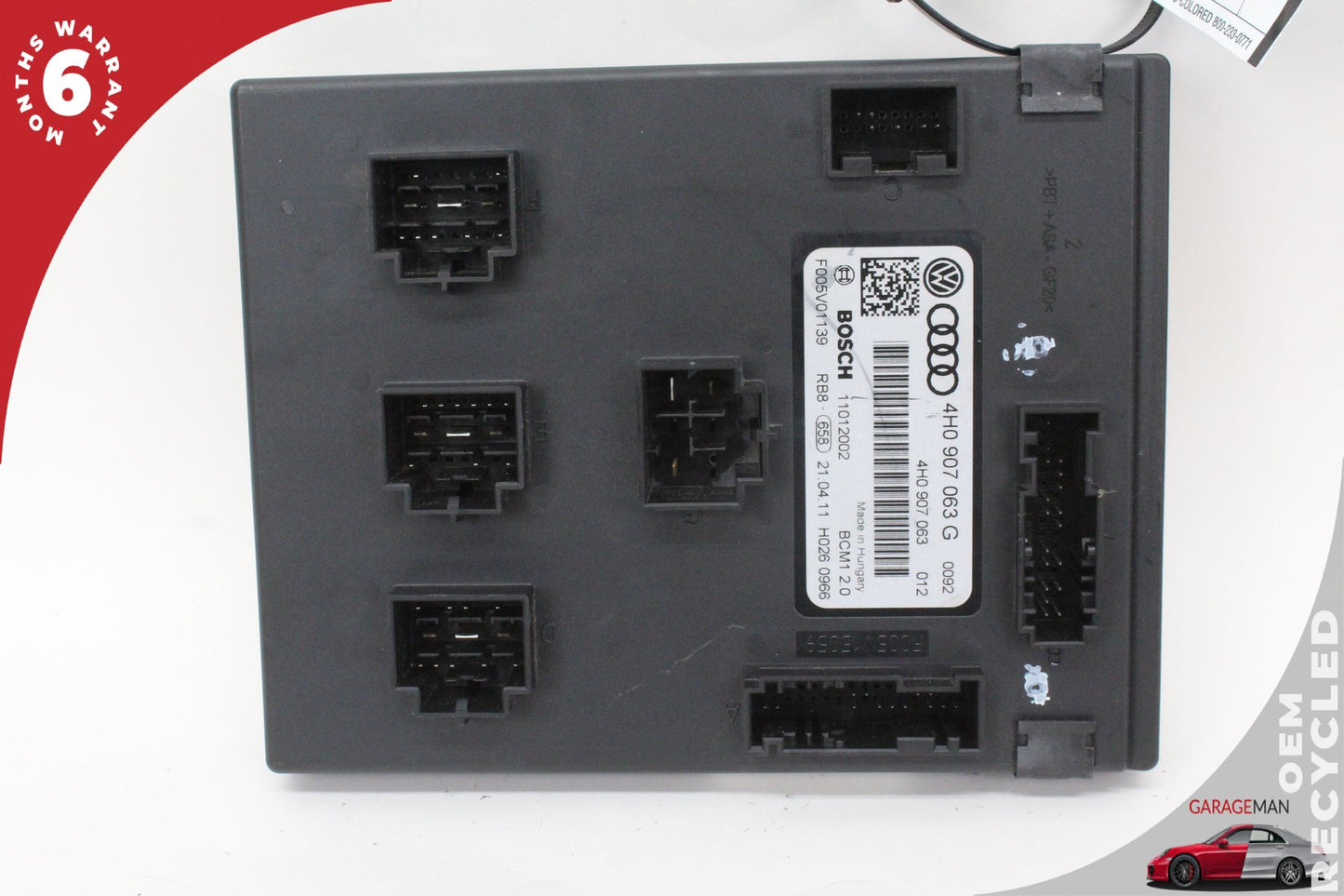 2012-2018 Audi A7 A6 BCM Body Comfort Control Module Unit 4H0907063G OEM