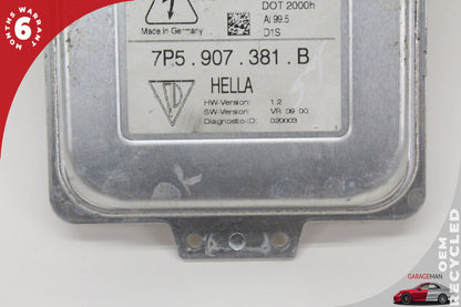 11-12 Porsche Cayenne 92A SUV Headlight Ballast 7P5907381B Genuine