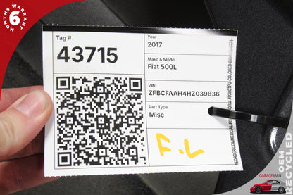 2014-2020 Fiat 500L Hatchback Left Front Door Shell 68674568AA OEM