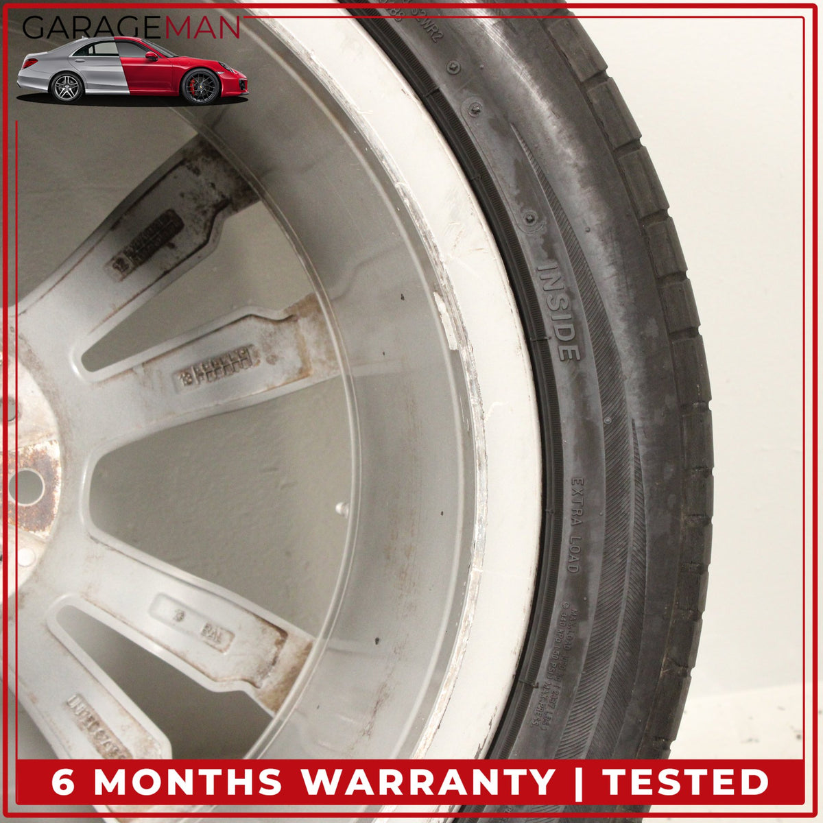 2013-2019 BMW X5 X6 Rear Wheel Rim w/ Bridgestone Dueler H/P Tire 7846791 OEM